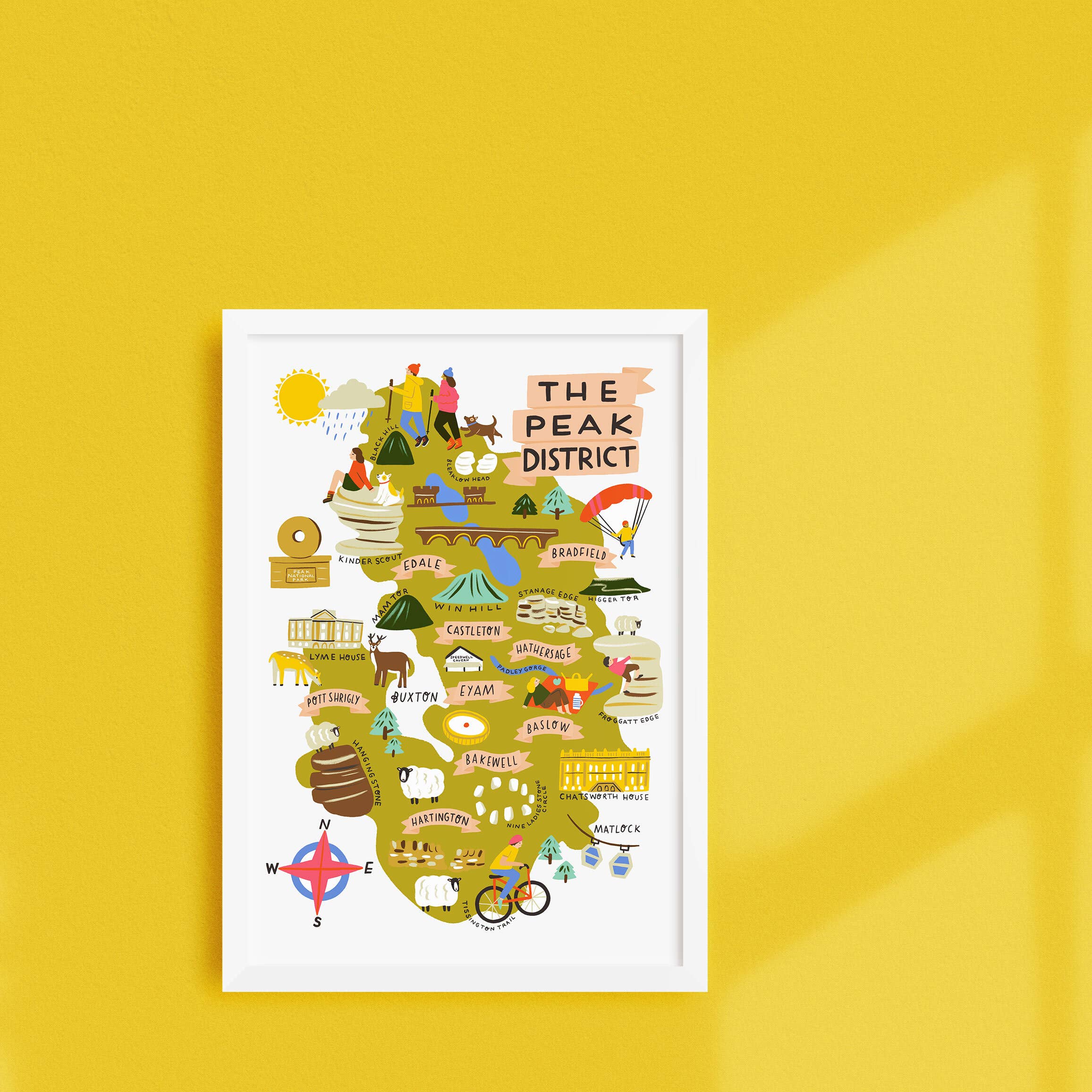 Lauren Radley – Engroshandel Kort – Kort - Peak District3