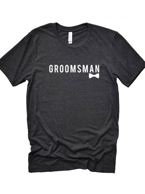 Groomsman Tee for wholesale by Wildberry Waves