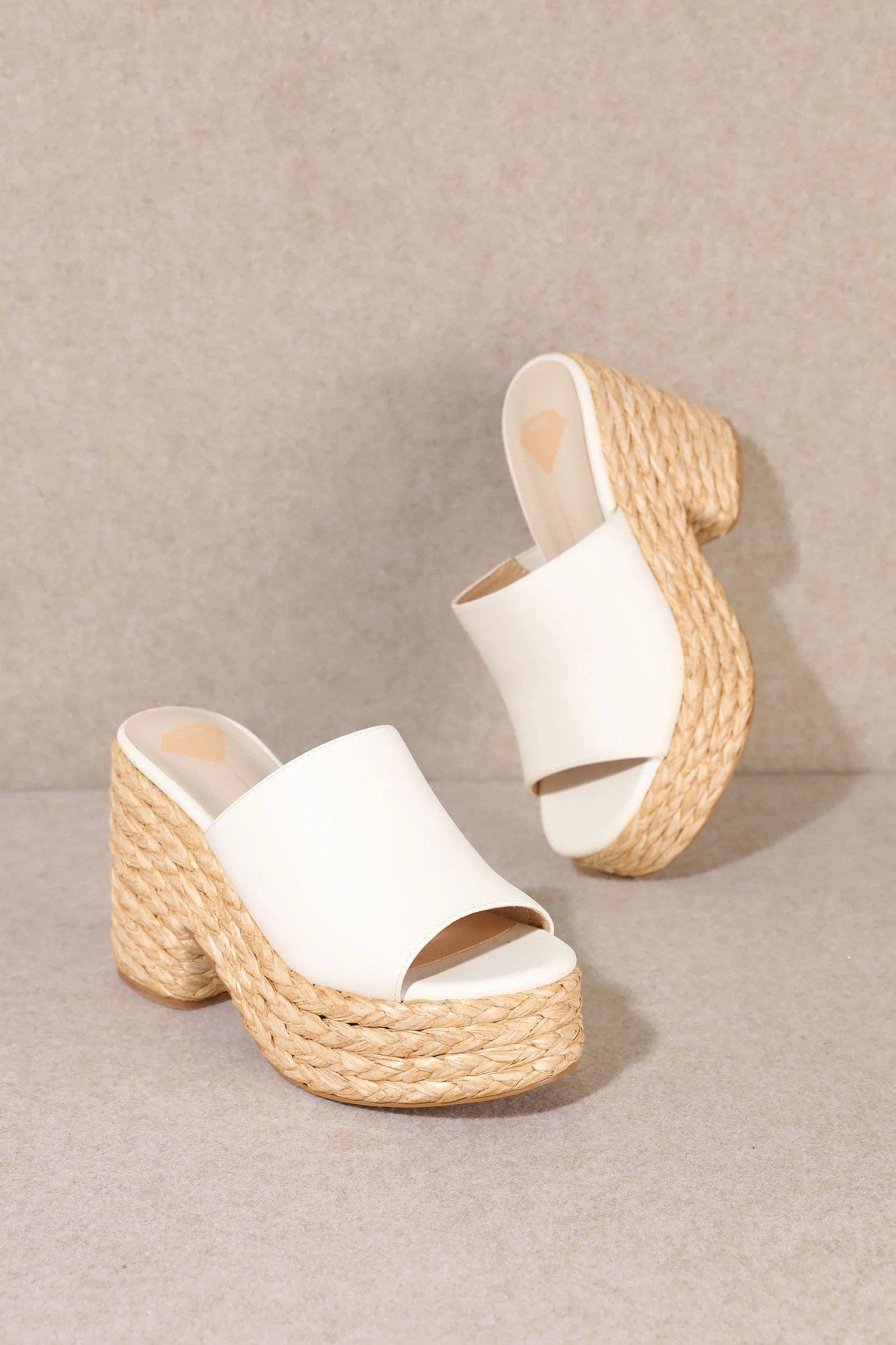 Mars Sky Shoes Wholesale - Wholesale Platform Heels - Women's - Miim ASHLYN Women Raffia Braided Chunky Platform Sandals-12 Pairs Pack-43.95/Pair17
