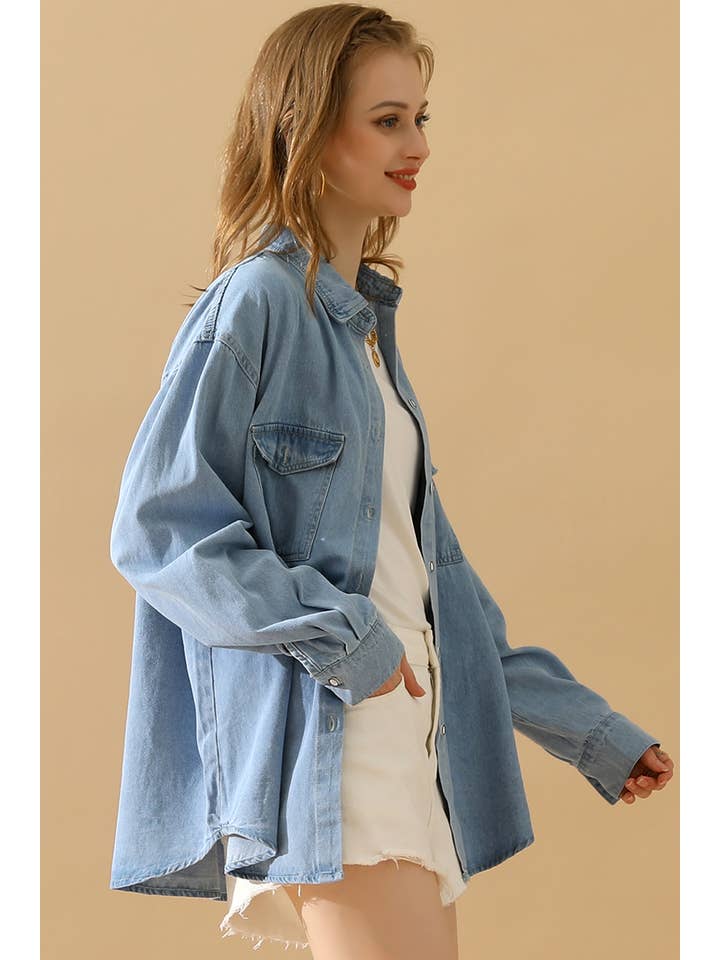 LIGHTBLUE CWTSTL0265-B_SIMPLE POKCET DENIM LONG SLEEVE SHIRTS for wholesale on Faire11