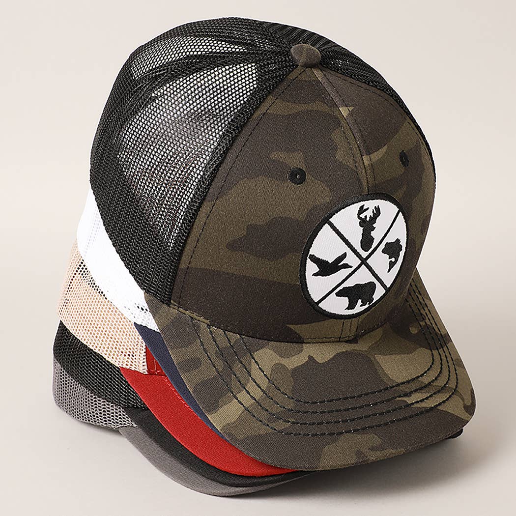 Fashion City - Wholesale Trucker pet - Heren - ANIMALS baseballpet met geborduurde patch voor heren met mesh-achterkant9