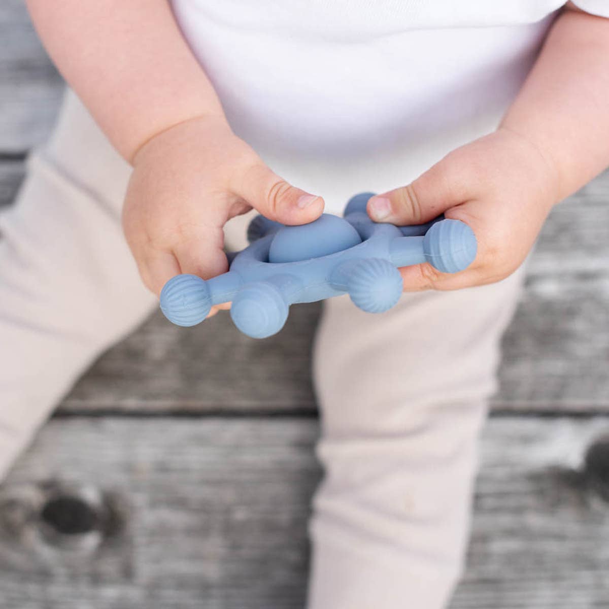 Summerville organic - Wholesale Teether (Not Clip-On) - Baby - Baby Silicone Teether Toy Circus Dusty blue1