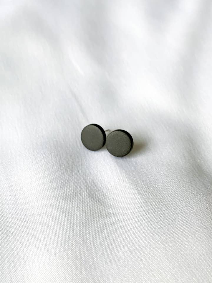 Pregos pretos simples por atacado de Topo Clay Boutique