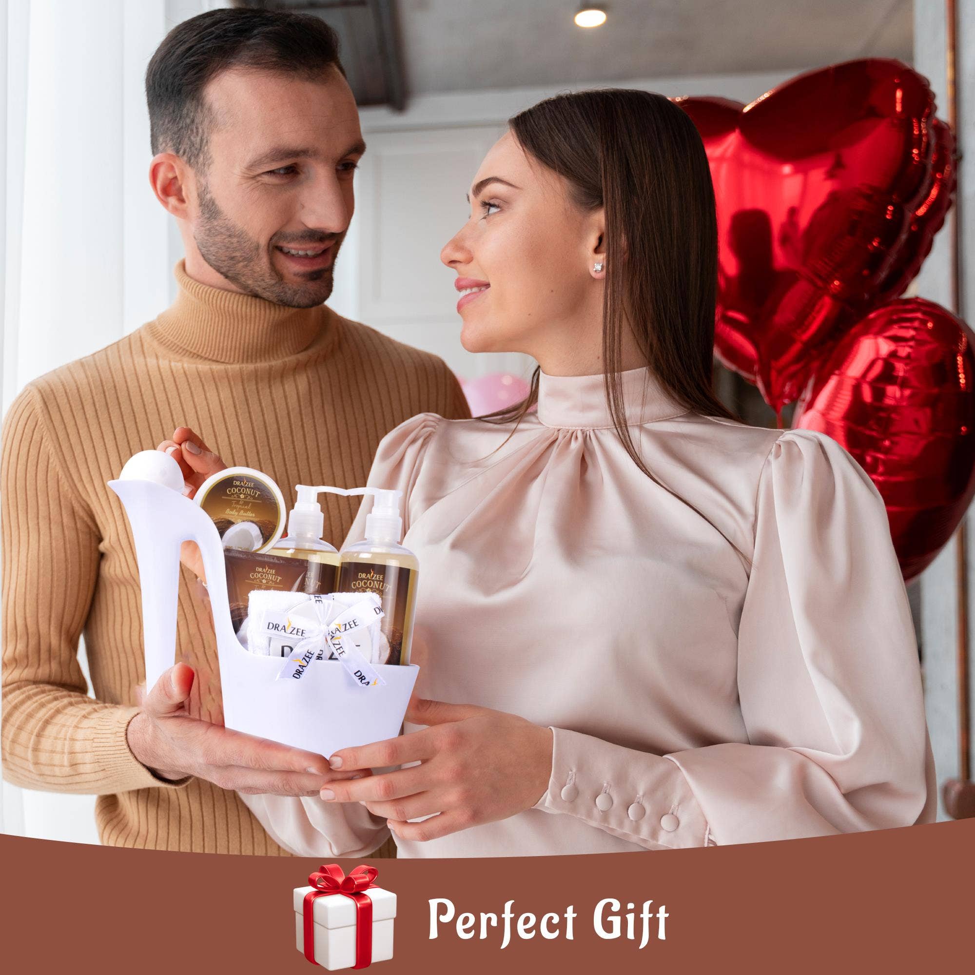 Matashi – wholesale Bad- och kroppsvårdsset – Lyxigt 8-delars kokosnötspa semester- och födelsedagspresenter för kvinnor8