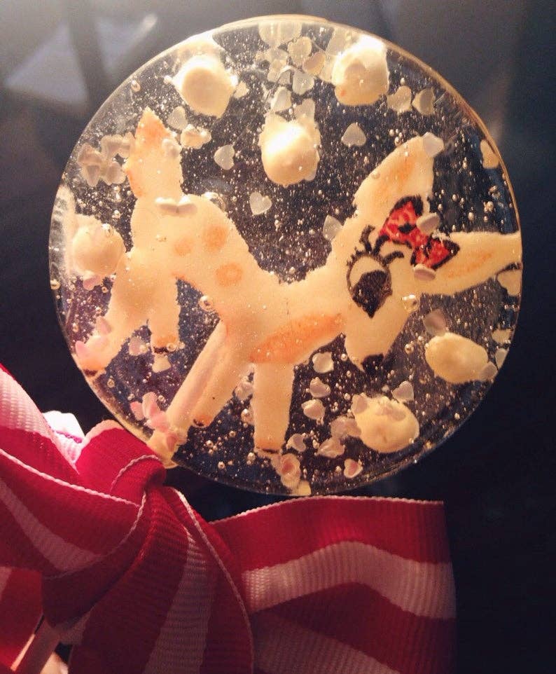 A Secret Forest - Wholesale Lollipop - Fondant Rudolf Lollipops2