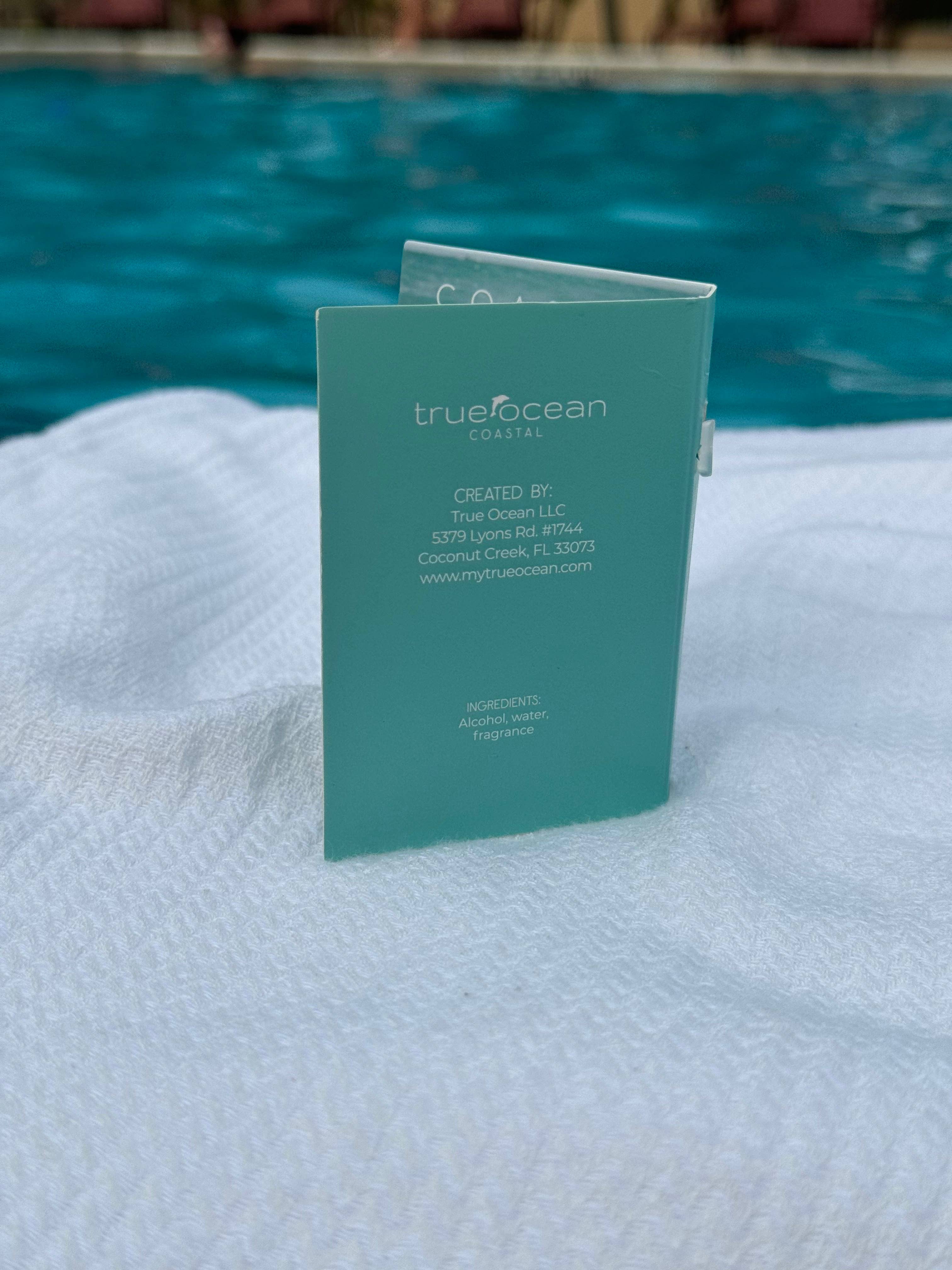 True Ocean - Wholesale Retailer Sample - Beauty & Wellness - Coastal - Eau de Parfum sampler card (2ml) - Pack of 204