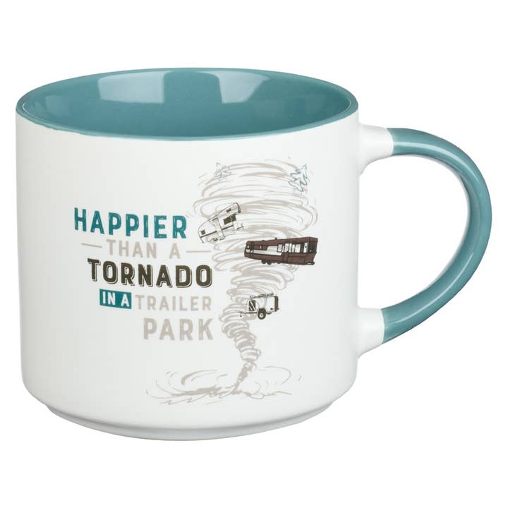 Christian Art Gifts - Wholesale Coffee Mug - Mug Ceramic Tornado In A Trailer Park