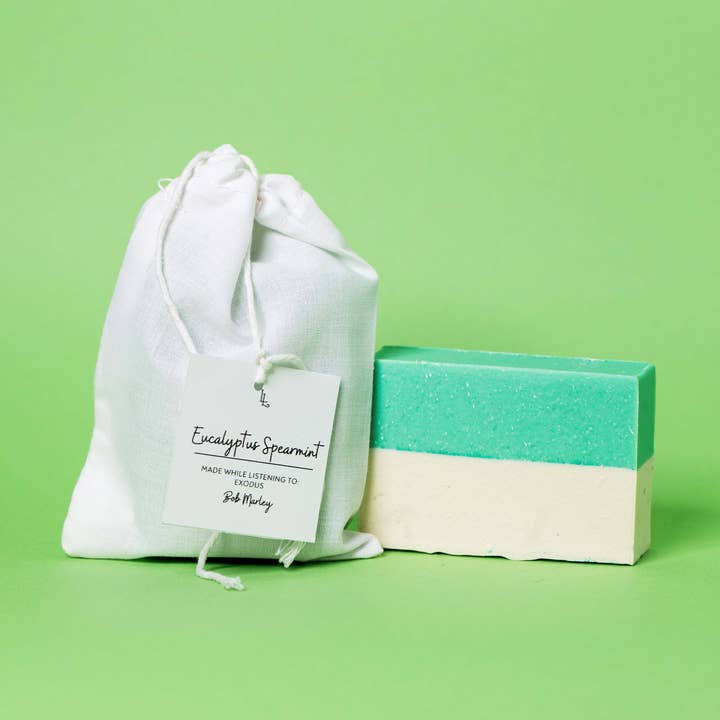 Eukalyptus Spearmint Bar Tvål för wholesale av LOCAL LATHER REFILLERY & SOAP SHOP