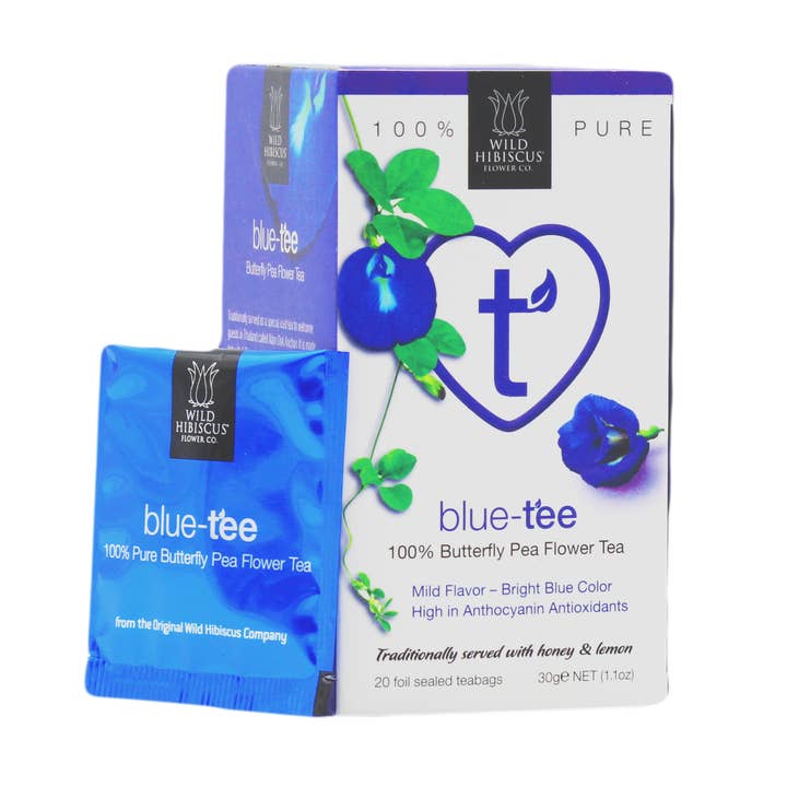 Wild Hibiscus Flower Company - Wholesale Health/Detox Tea - Heart Tee 100% Pure Butterfly Pea Flower Herbal Tea