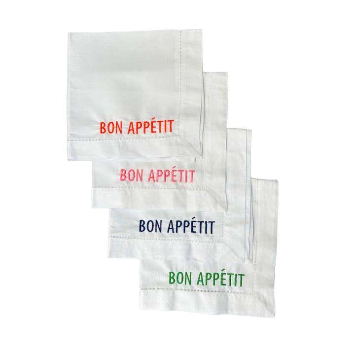 Bon Appetit Napkins for wholesale by LillyLoves LTD