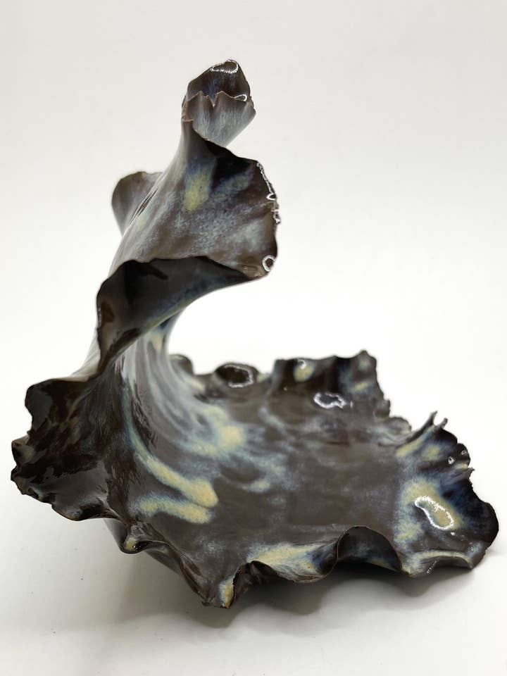 Wellen-Skulptur für den Großhandel von Cori Ceramics & Art LLC