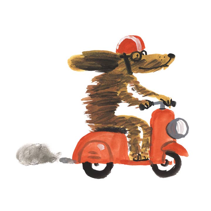 Moto Pup Tattoo Pair *NEW F25 for wholesale by Tattly