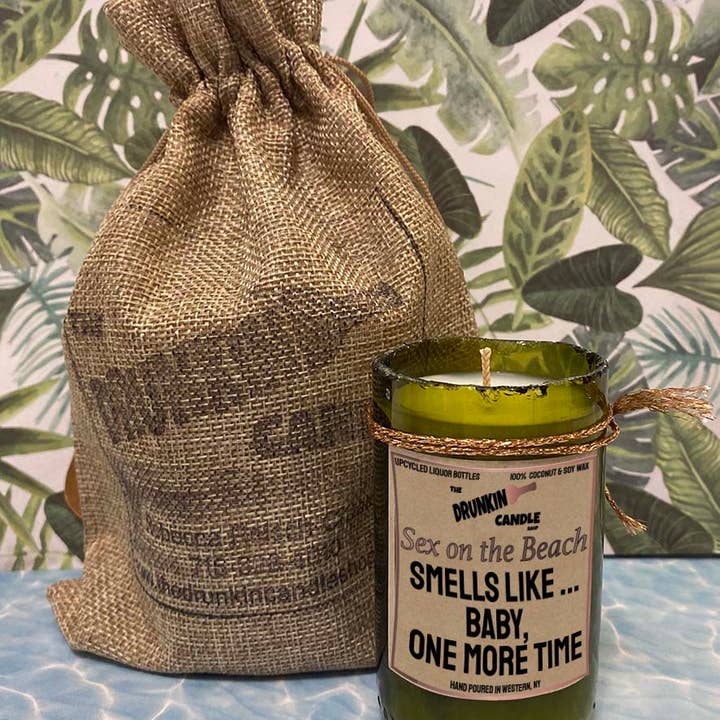 Bougie parfumée Sex on the Beach pour la vente par The Drunkin Candle Shop