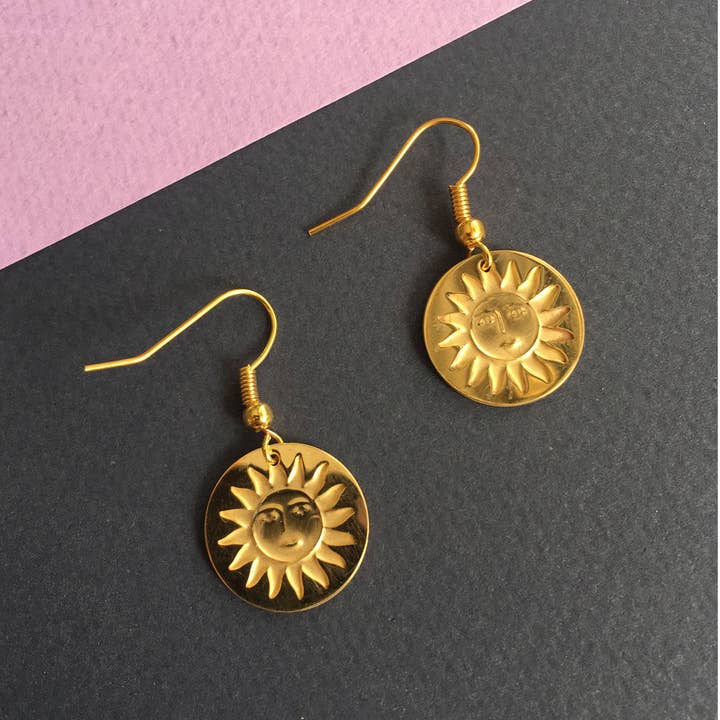 All Things We Like - Wholesale Dangle Earrings - Sun earrings