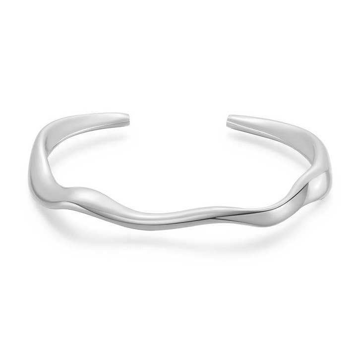 Dipped Shop - Wholesale Cuff Bracelet - Irregular Line Simple Fine Bracelets DP25A727