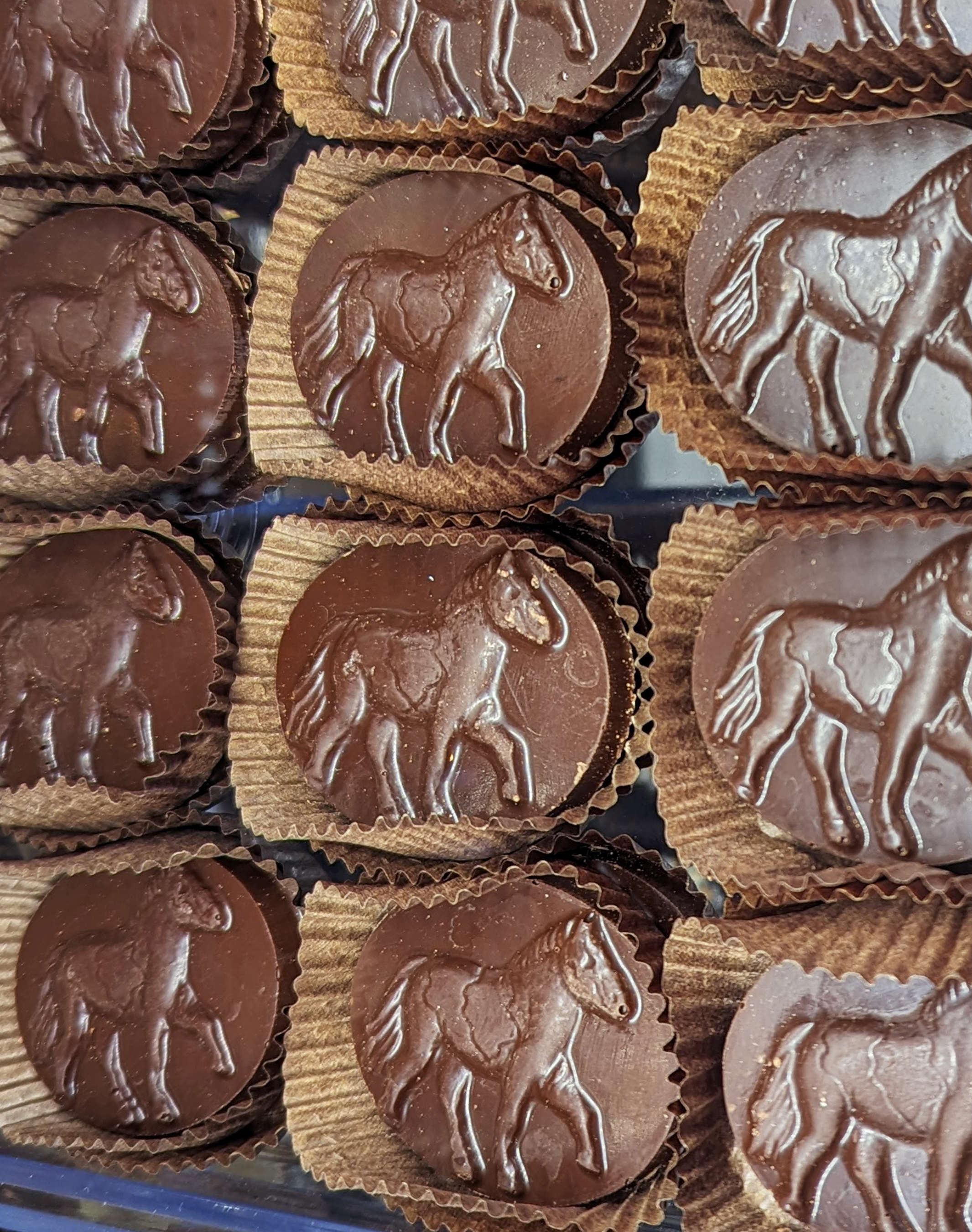 Harbor Sweets Chocolates - Wholesale Chocolate - Dark Chocolate Peppermint Ponies Bulk 70 Pc.3