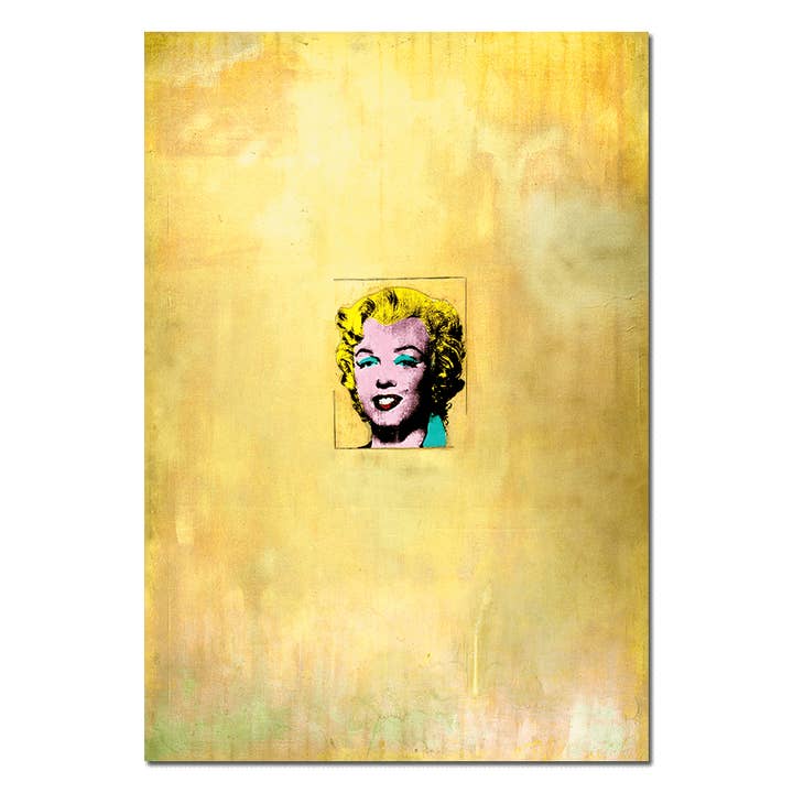 Apply Stickers - Wholesale Sticker - Gold Marilyn by Andy Warhol - Die-Cut Sticker