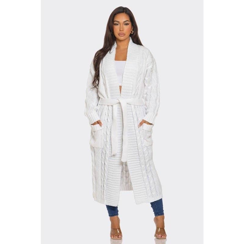 DORCAS – Engroshandel Cardigan - Dame – LOVE KABELSTRIKKET CARDIGAN3