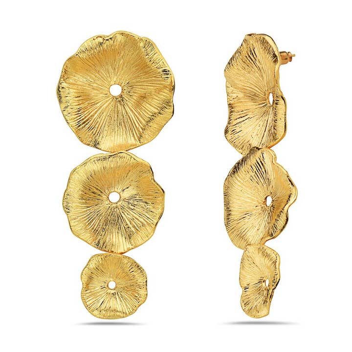 Pendiente Flor Silvestre para venta al por mayor de Jewelry Fiesta