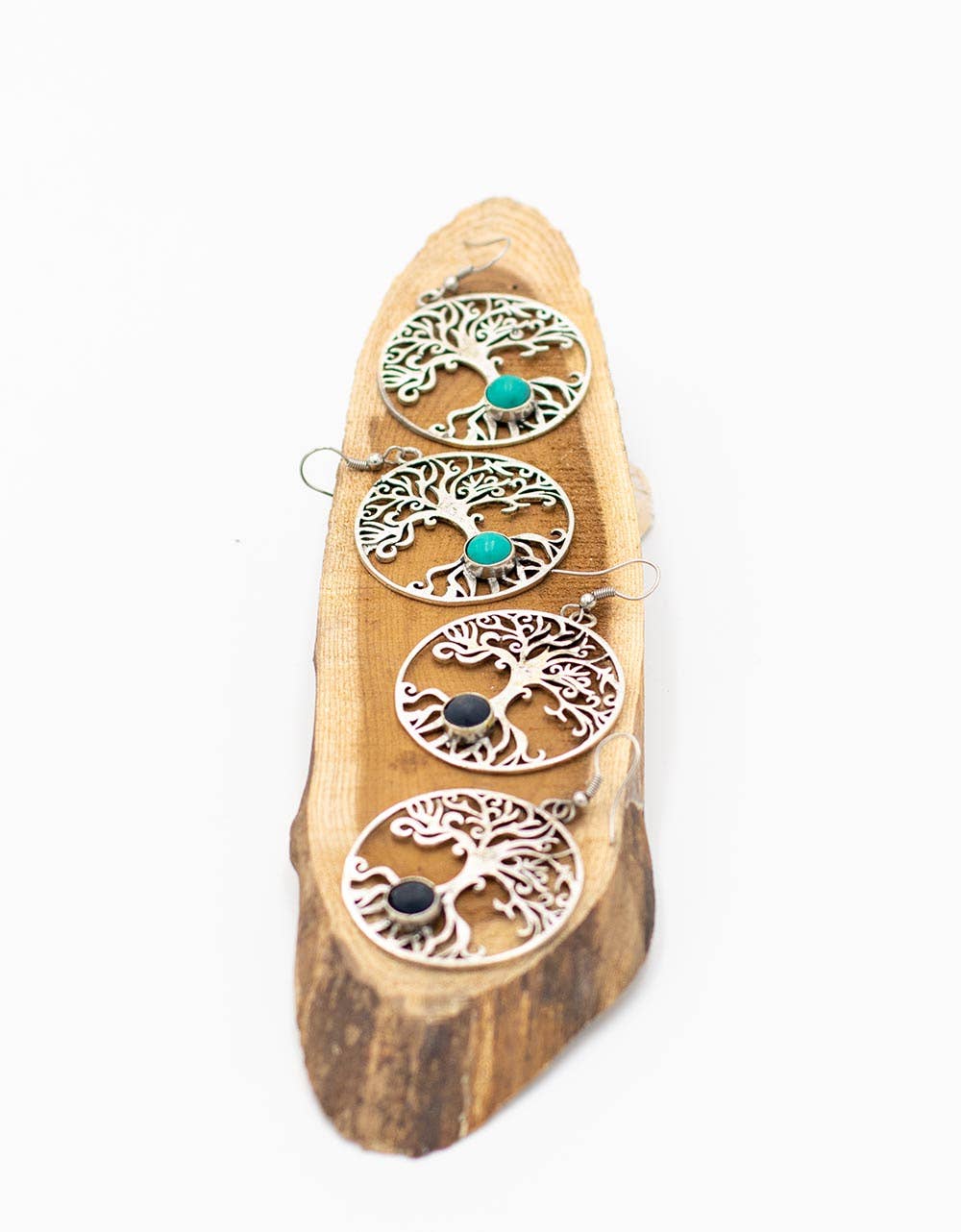 Kimago Look - Venta al por mayor Pendientes colgantes - Pendientes artesanales Kimago con Árbol de la Vida 2