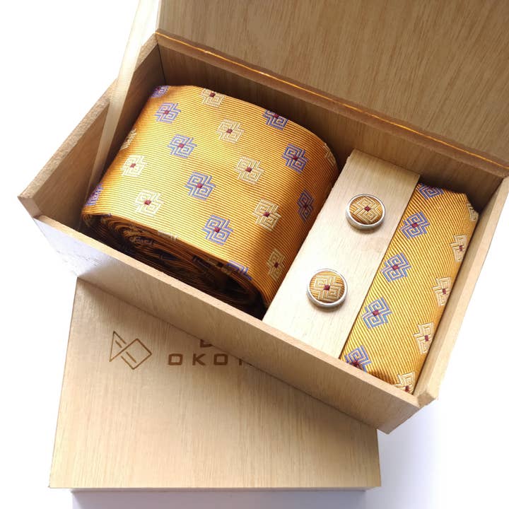 Dinsi Okondor – wholesale Necktie – Men’s – Dinsi Okondor Necktie Set - Dandi design2