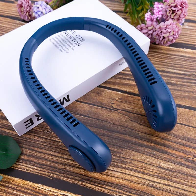 DGN Gadgets - Wholesale Small/Handheld Appliance - Portable 3-Speed Rechargeable Bladeless Neck Fan - 4 Colors5