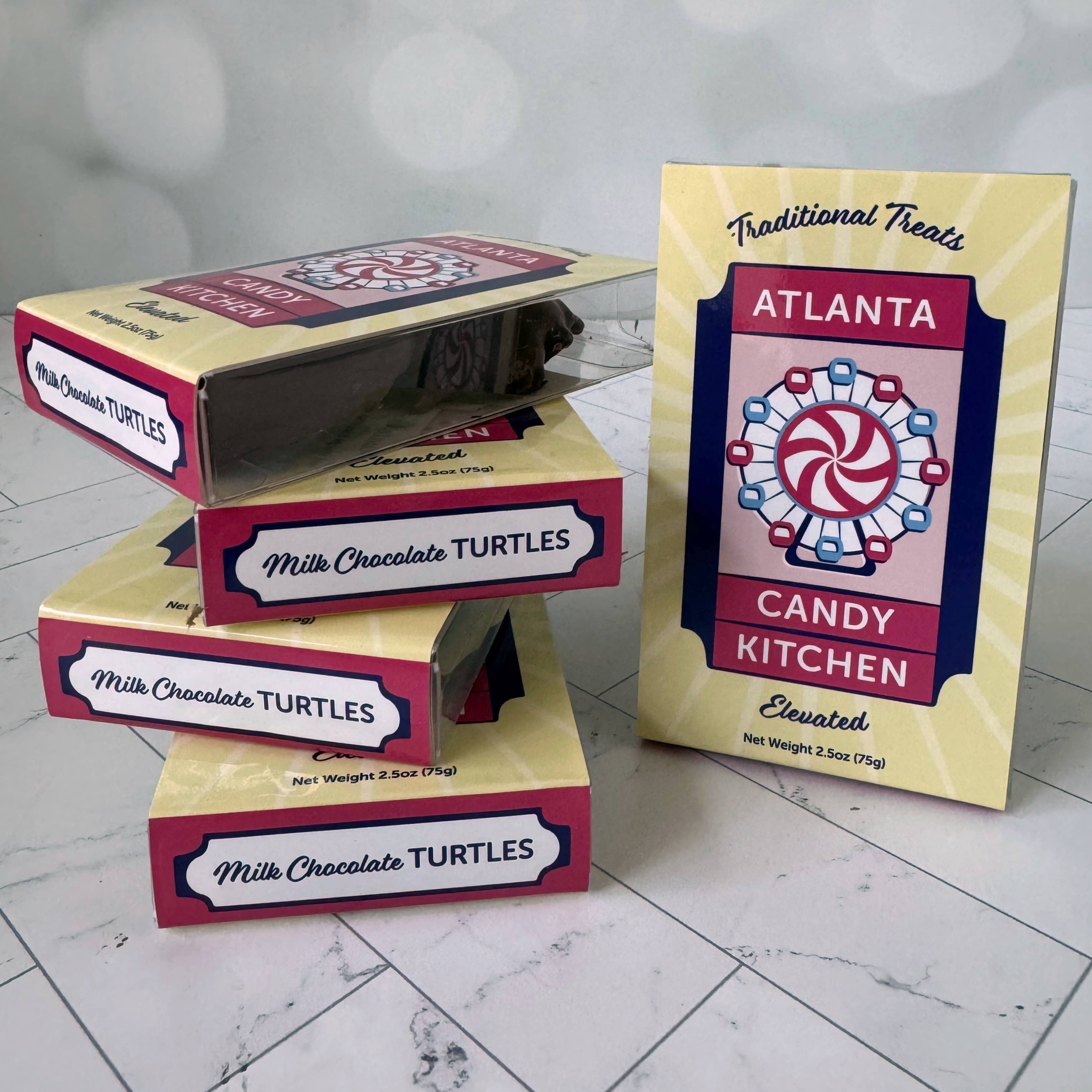 Atlanta Candy Kitchen - Wholesale Chocolate Covered Sweets - Milk Chocolate Turtles, Case0