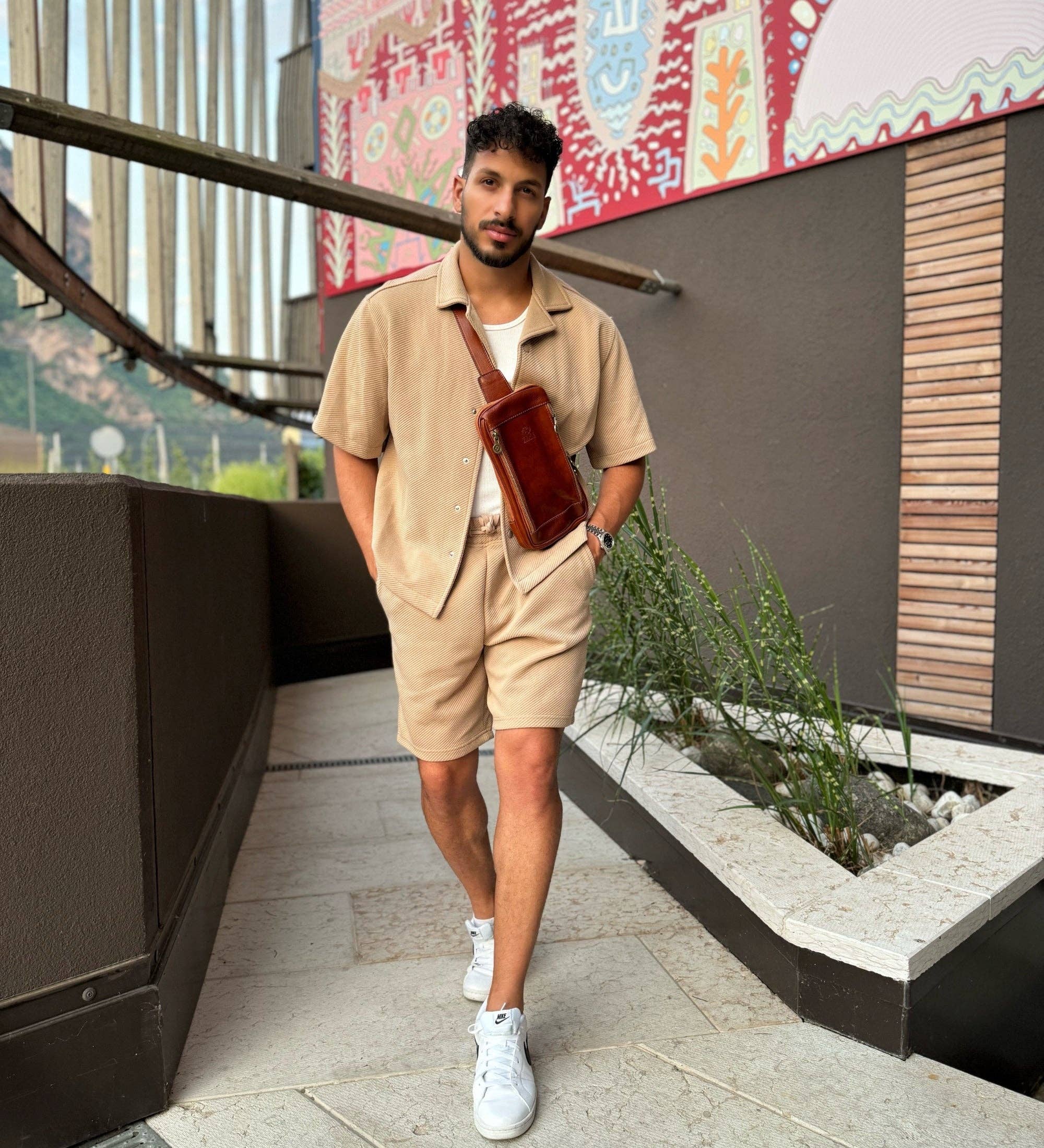 Time Resistance - Vendita all'ingrosso Borsa a tracolla - Uomo - Borsa a Tracolla in Pelle - Kim19