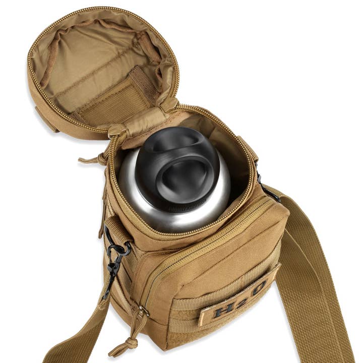 Orca Tactical – wholesale Bottle rack/holder – Orca Tactical MOLLE H2O Water Bottle Pouch - Black3