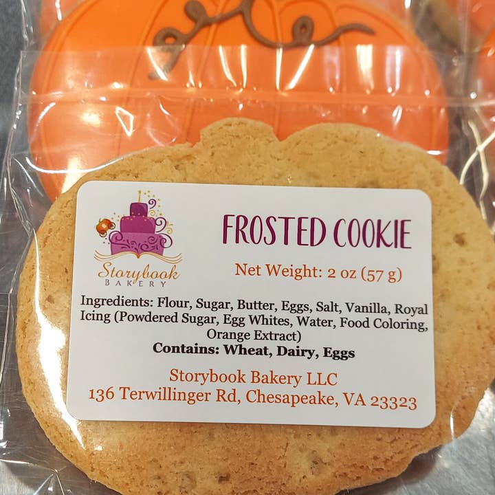 Storybook Bakery, Shipped! - Wholesale Cookie - Pumpkin Cookie3