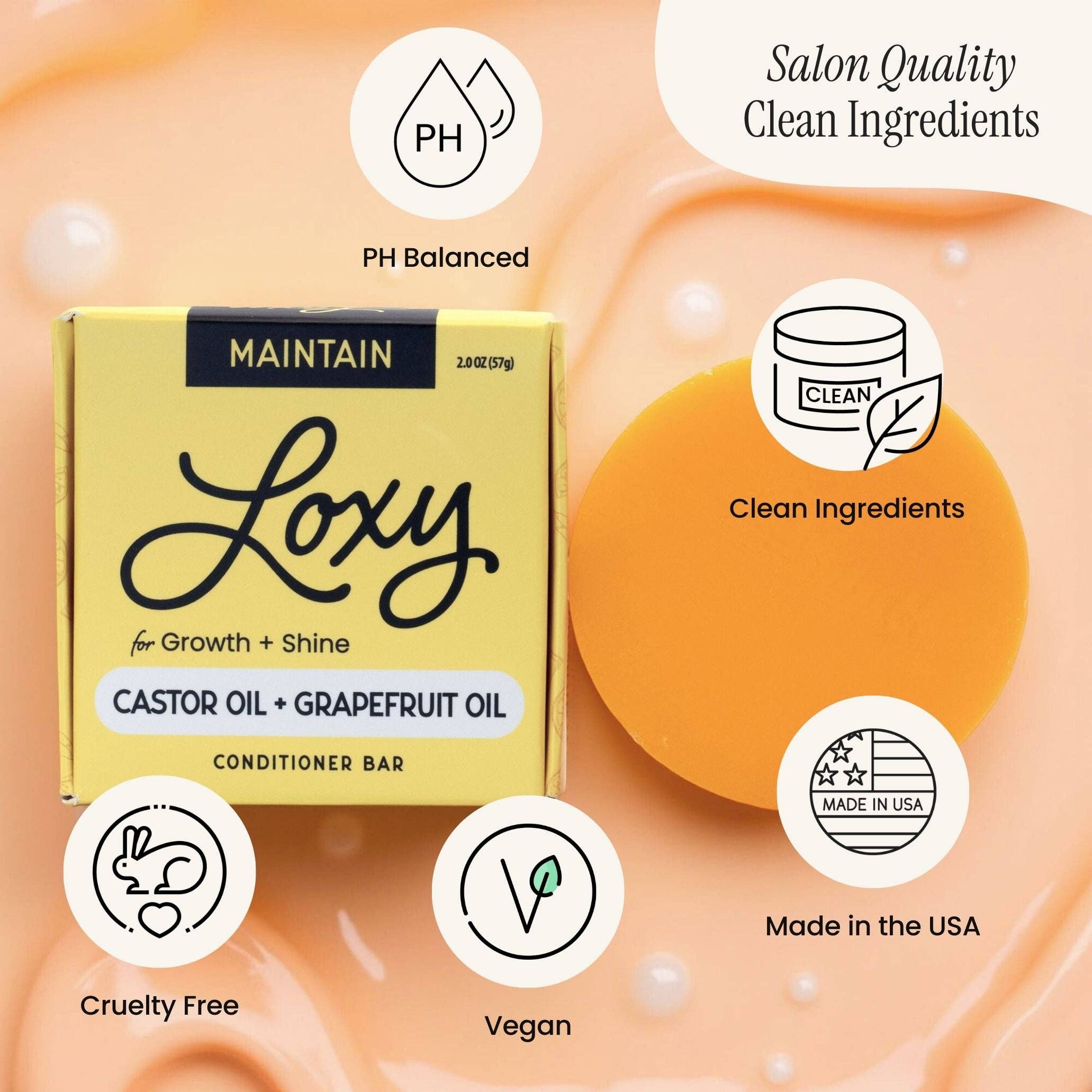 Loxy - Wholesale Hair Conditioner - MAINTAIN: Conditioner Bar for growth & shine3