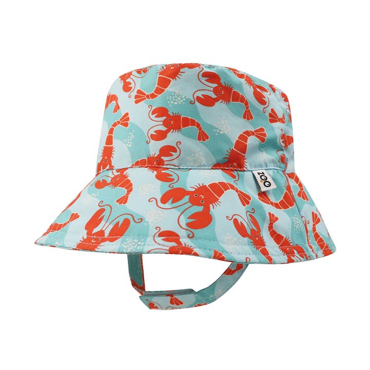 SS26 | Baby/Småbørn Printet Spand Solhat - Logan Hummer for engroshandel hos ZOOCCHINI