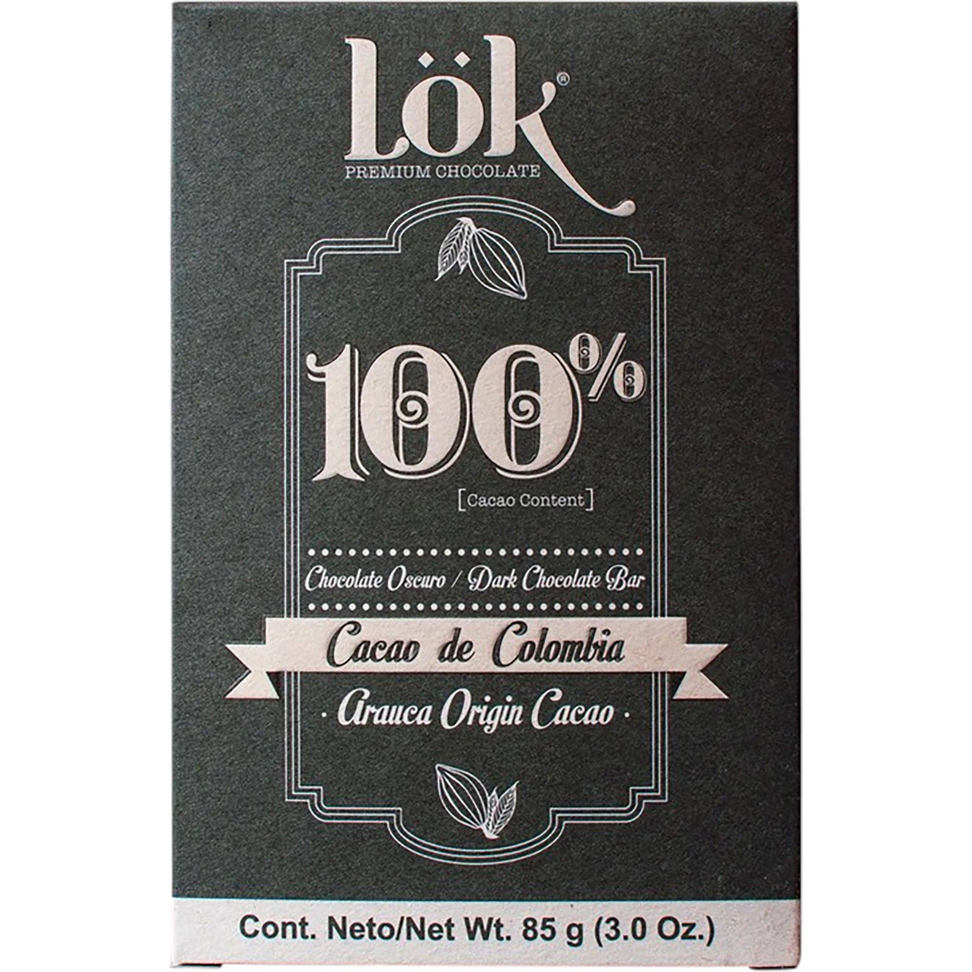 Lok Foods Austria - Venta al por mayor Chocolate - Chocolate negro Bean to Bar: 100% cacao de sabor fino0