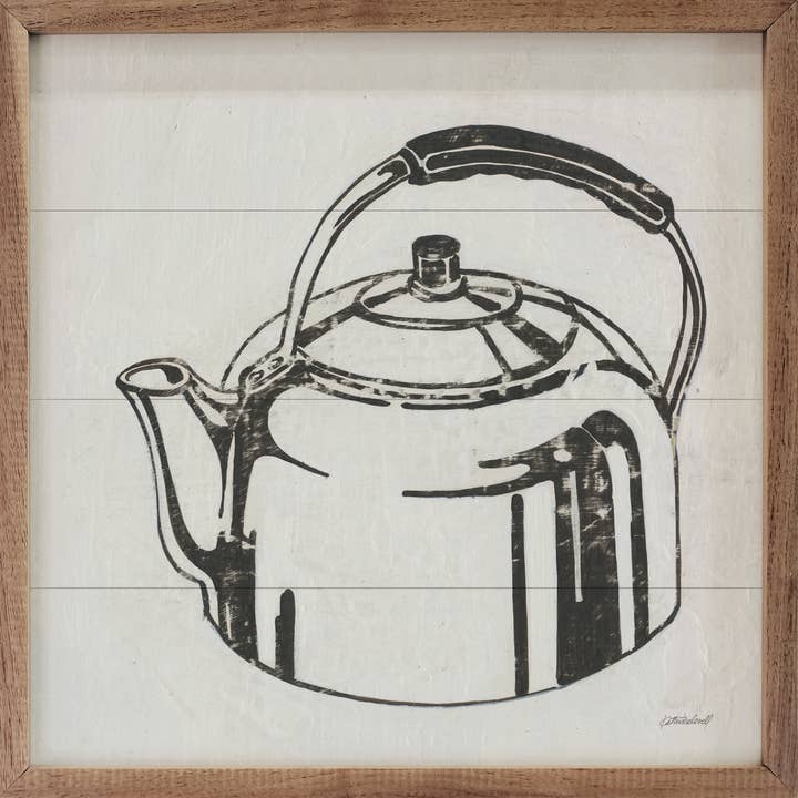 Retro Tea Kettle By Kathrine Lovell for wholesale by Kendrick Home