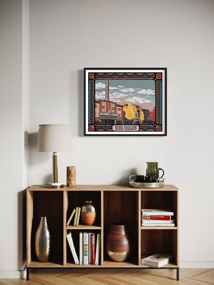 Bend (Oregon) voor wholesale door Eliza Illustrated