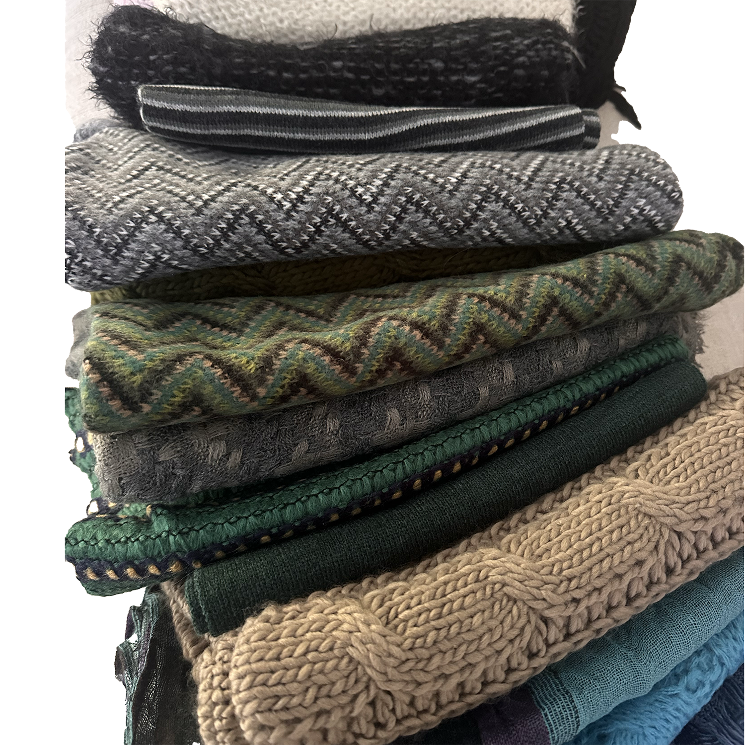 Chloe & Lex - Wholesale Scarf - Women's - Bundle of 50 Assorted Scarves- Final Sale - Wholesale Set5