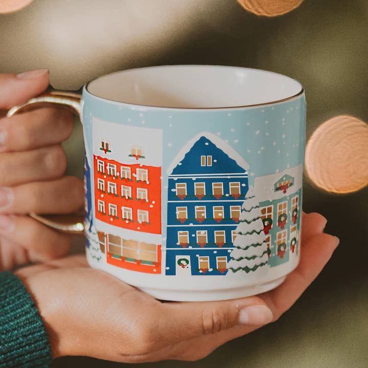 Sweet Water Decor - Wholesale Coffee Mug - Christmas Village Coffee Mug - Christmas Decor & Gifts