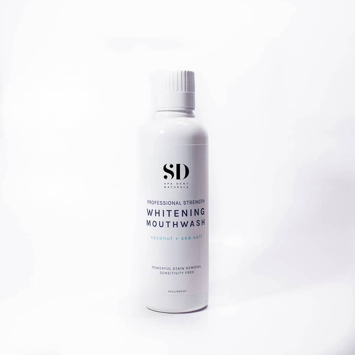 Spa Dent Naturals - Vente Bains de bouche - Bain de bouche blanchissant avancé - Noix de coco et sel de mer1