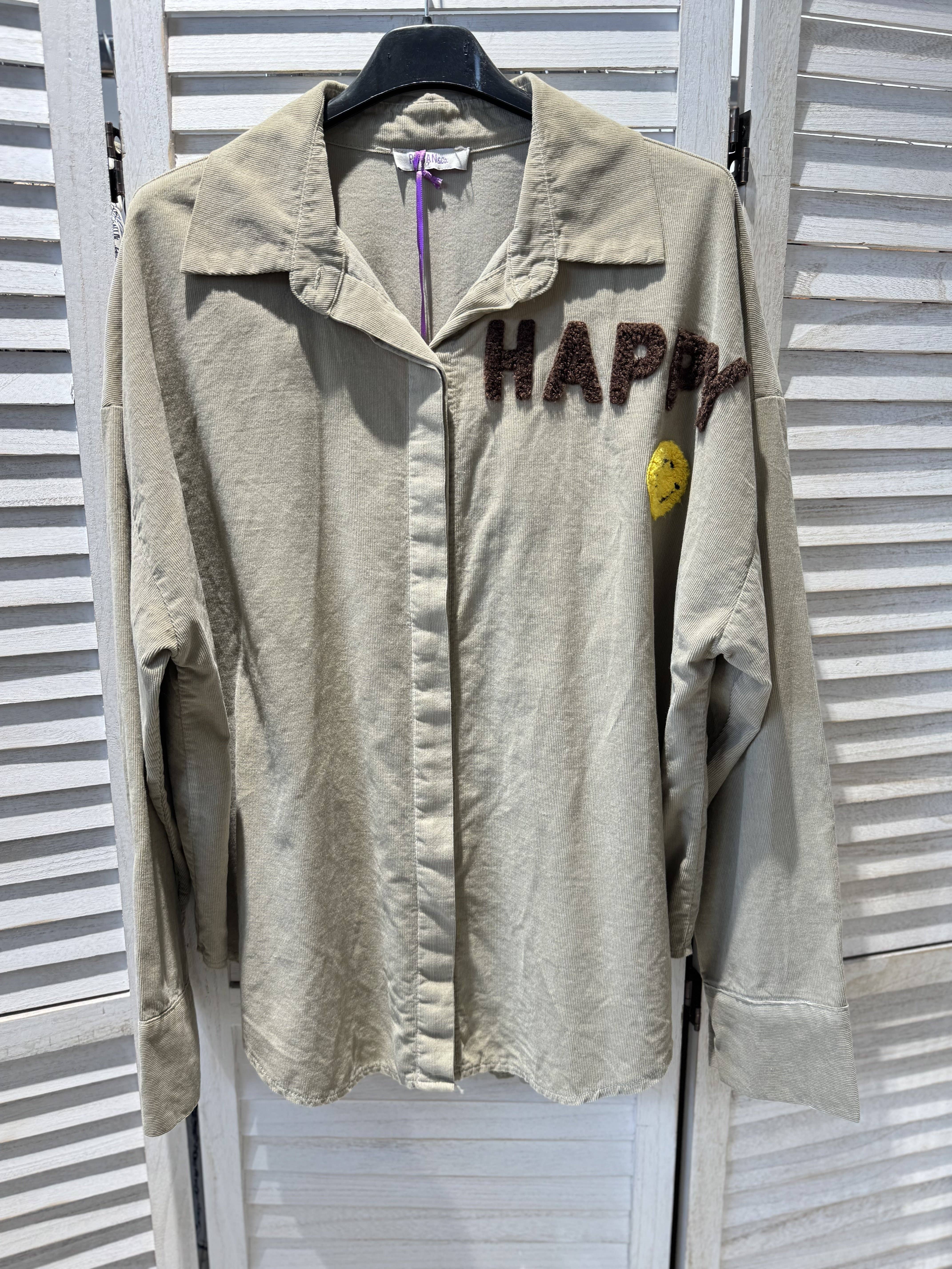 beige Camicia oversize ricamata in vendita all'ingrosso su Faire2