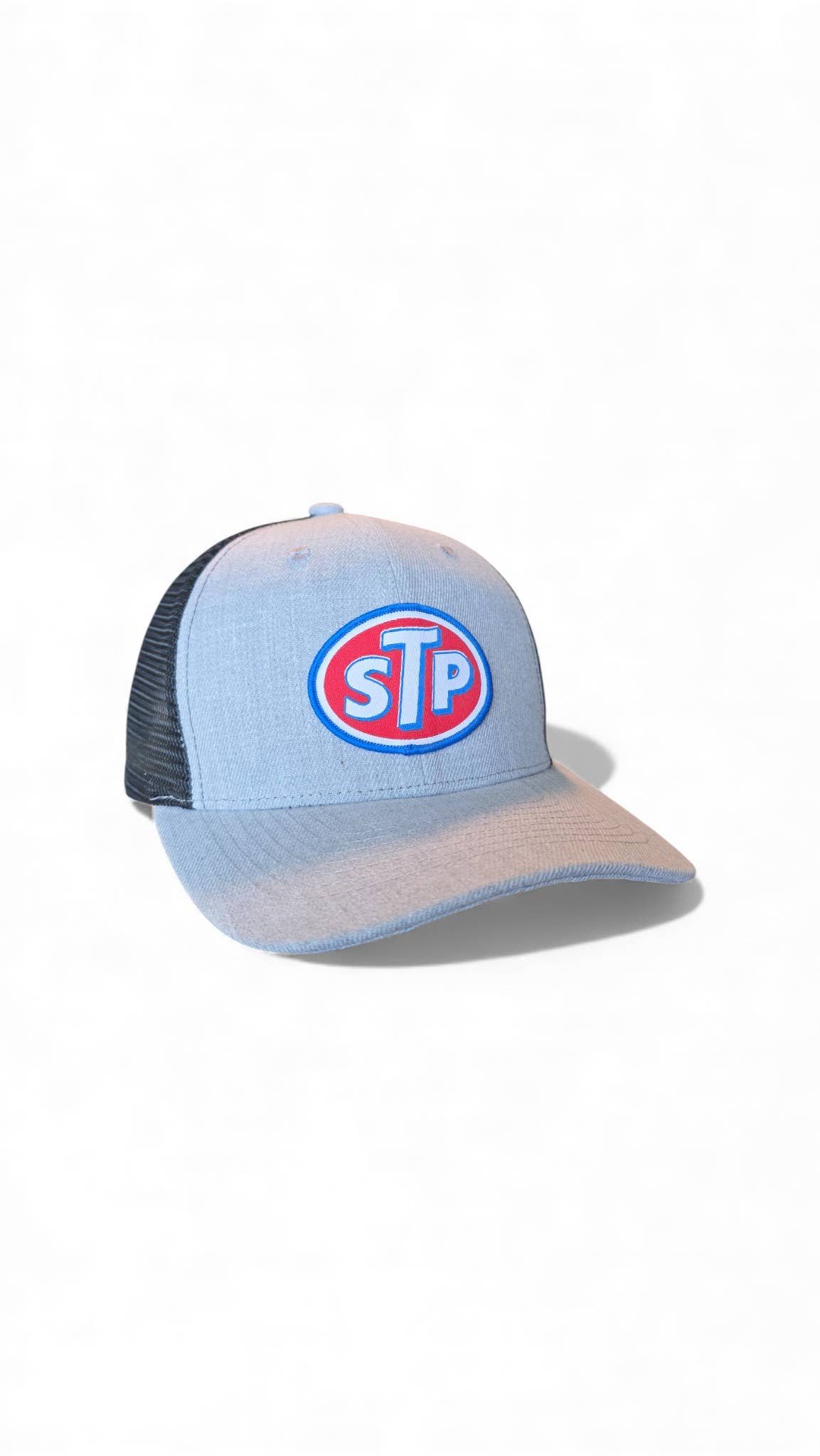 PNW Apparel - Wholesale Trucker Hat - Unisex - Retro Racing STP Oval Patch Trucker Hat5