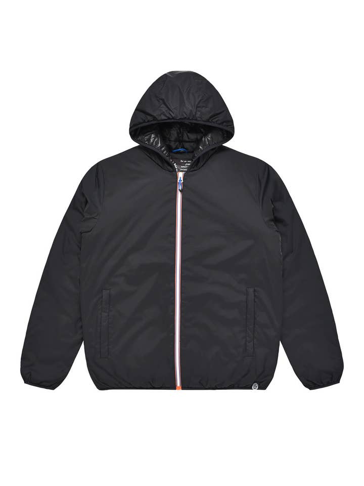 Hombre | Chaqueta de Viento Acolchada Negra para venta al por mayor de Scorpion Bay