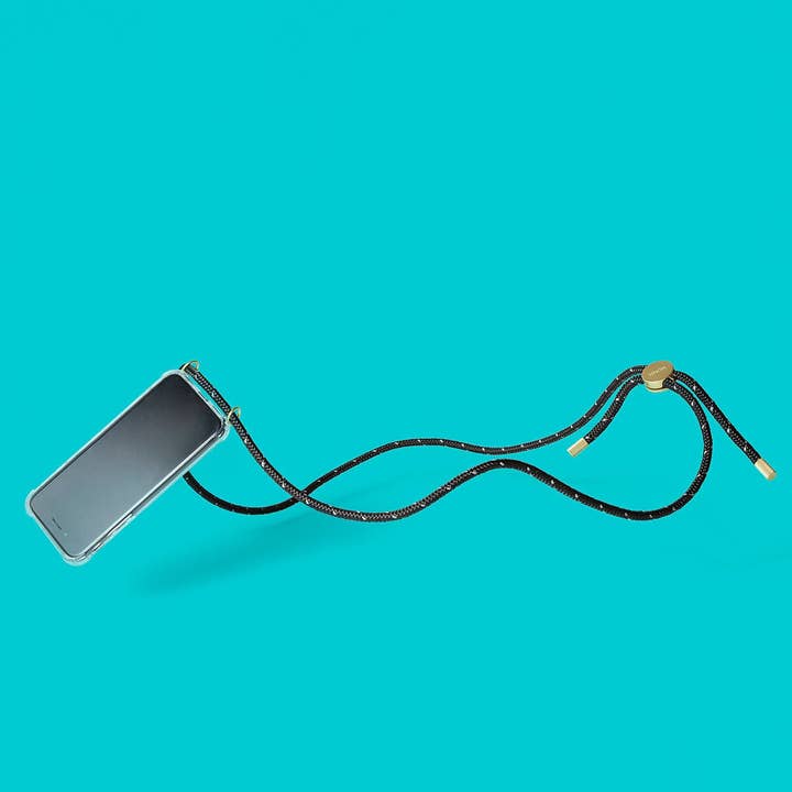 Custom iPhone Case + Cord (Black Reflect) for wholesale by KNOK