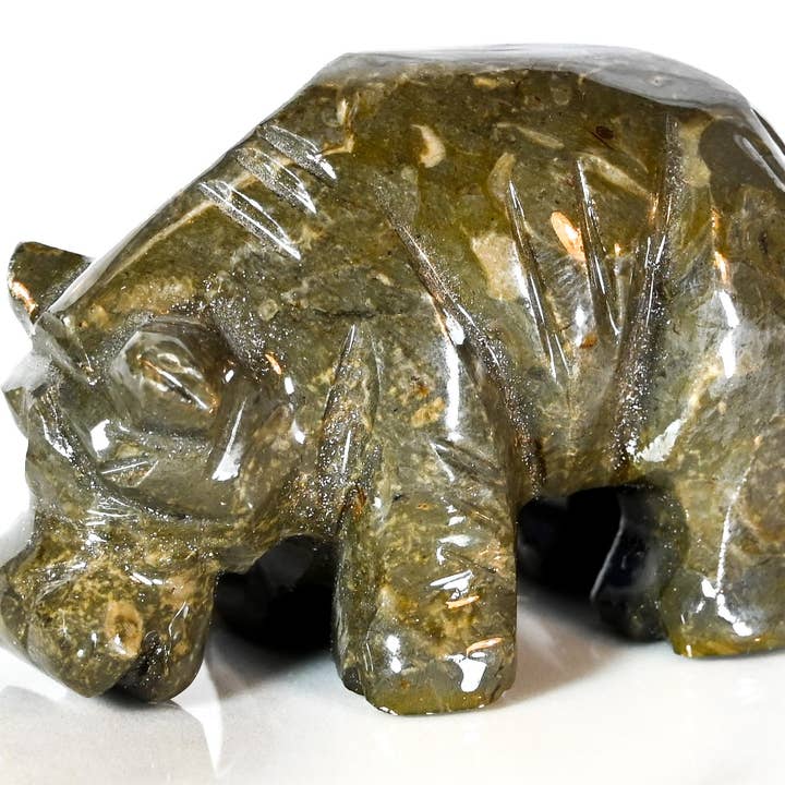 Marble Hippo 3'' for wholesale by SS handcrafted Art