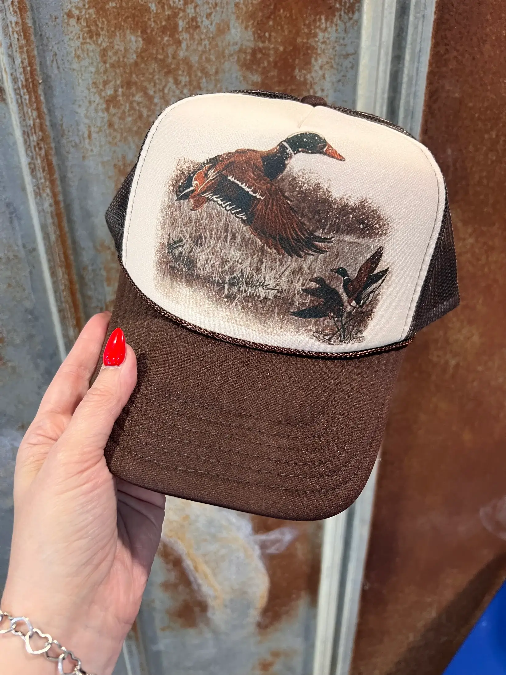 THE LATTIMORE CLAIM - Wholesale Trucker hat – Women’s - Retro Duck Trucker Cap - Multiple Color Options0
