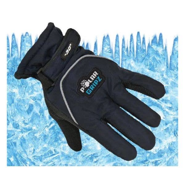 Polar Gripz Ski Gloves - #22700 - The Striped - Colors Vary for wholesale by St. Louis Wholesale LLC