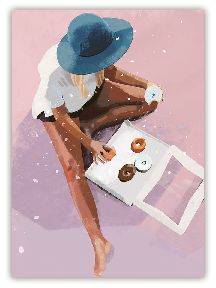 Girl eating doughnuts, untitled (high), 8048HK for wholesale by Actetre Deutschland Gmbh