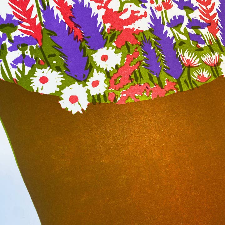 Base Camp Printing Co. - Wholesale Art Print - Dried Flower Bouquet 11x17 Print1