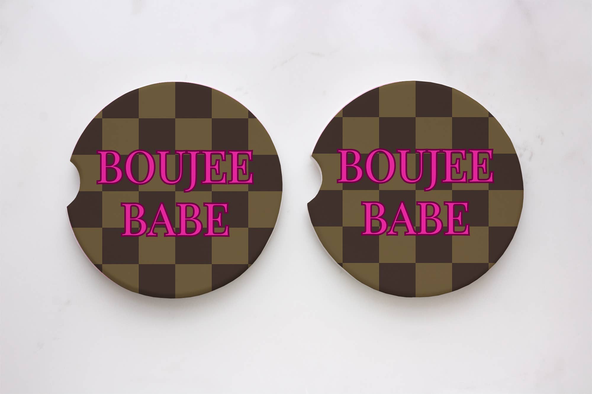 XO Wholesale - Wholesale Car Coaster - Women's - Boujee Babe Car Coasters0