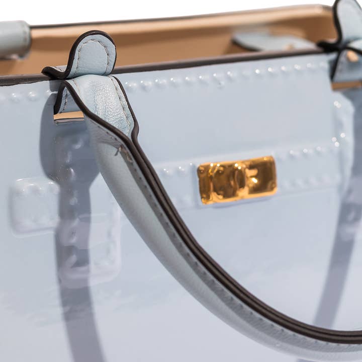 McGowan & Rutherford Ltd - Wholesale Vase - Light Blue Ceramic Handbag Vase1