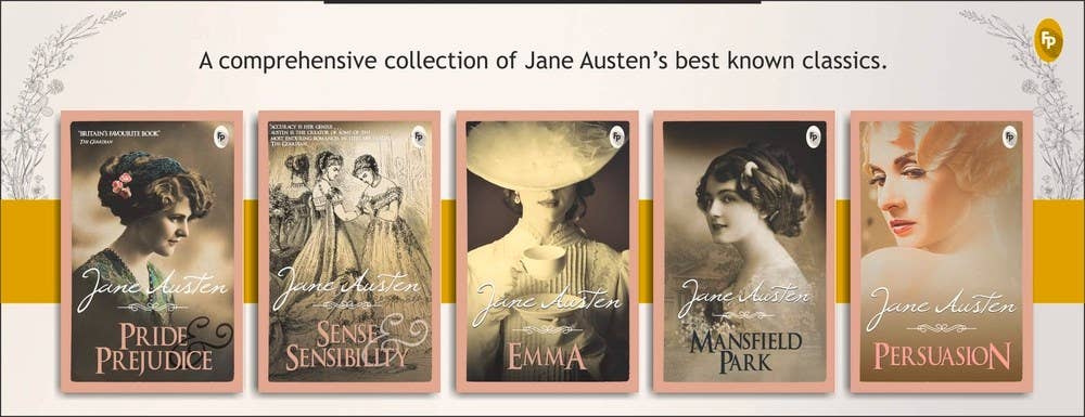 Independent Publishers Group - Wholesale Classics - Greatest Works of Jane Austen (Set of 5 Books)1